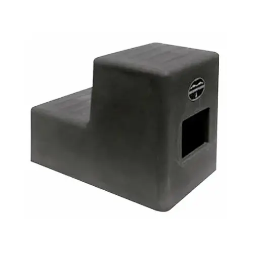 2-Step Mounting Step, 19 Inch, Black 2-Step Mounting Step, 19 Inch, Black