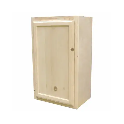 Wall Cabinet, Pine, 18 x 30 In. Wall Cabinet, Pine, 18 x 30 In.