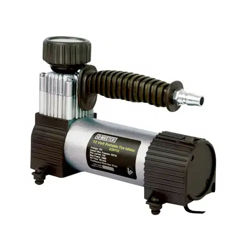 Portable Tire Inflator, 100 PSI, 12-Volt Portable Tire Inflator, 100 PSI, 12-Volt