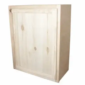 KAPAL LLC W2430-PFP Wall Cabinet, Pine, 24 x 30 In.