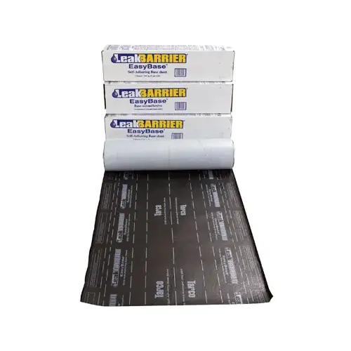 Easy Base Self Adhered Base Sheet, 3 x 72-Ft. Black