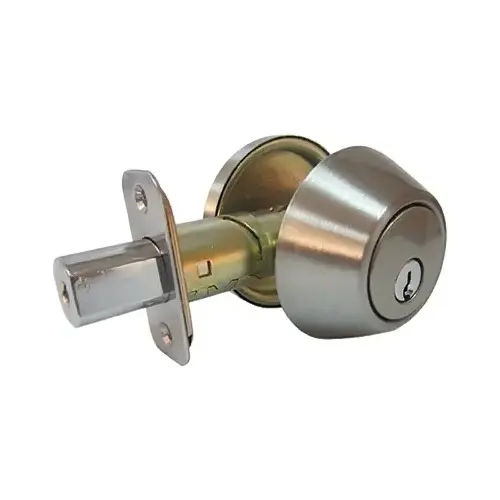 Single-Cylinder Deadbolt, Satin Nickel Single-Cylinder Deadbolt, Satin Nickel