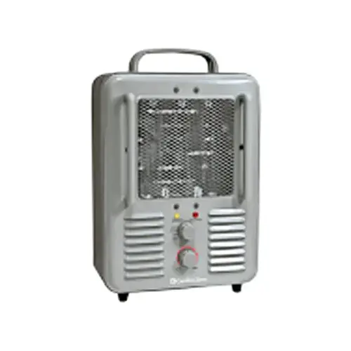 Milk House Utility Heater, Metal Grey