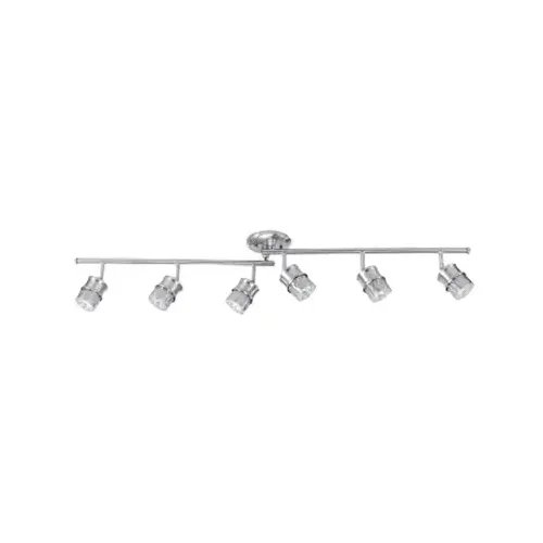 Foldable Track Lighting Bar, Brushed Nickel, 6 Lights Foldable Track Lighting Bar, Brushed Nickel, 6 Lights