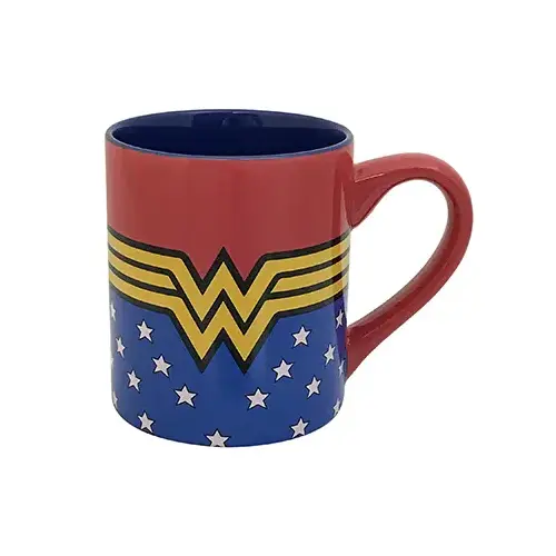Wonder Woman Logo Mug, 14-OZ. Wonder Woman Logo Mug, 14-OZ.