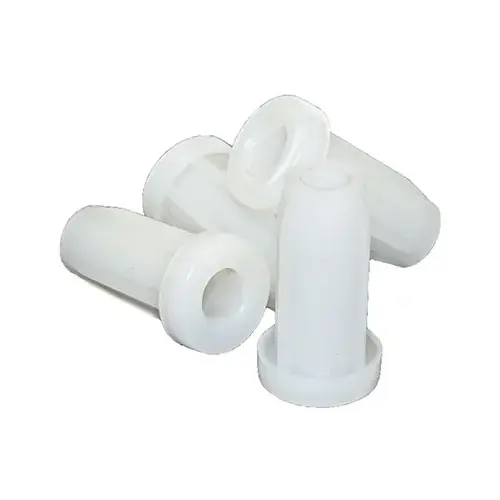 Round Caster Sockets, Plastic, 11/16 OD x 5/16-In. ID - pack of 4 Round Caster Sockets, Plastic, 11/16 OD x 5/16-In. ID - pack of 4