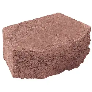 Oldcastle 16200510-XCP126 Castle Wall Block, Red, 12-In. - pack of