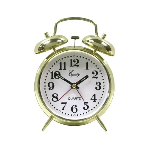 Equity Keywound Twin Bell Alarm Clock