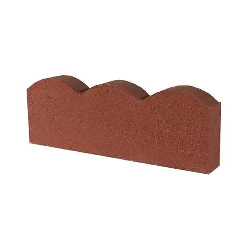 Scallop Concrete Edger, Red, 16-In. - pack of 240 Scallop Concrete Edger, Red, 16-In. - pack of 240