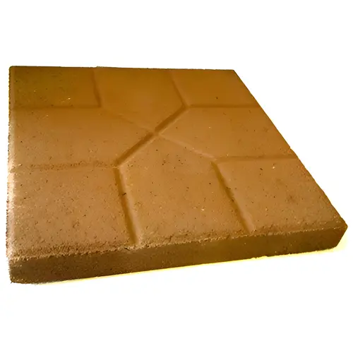 Pinnacle Stepping Stone, Tan, Concrete, 16 x 16-In.