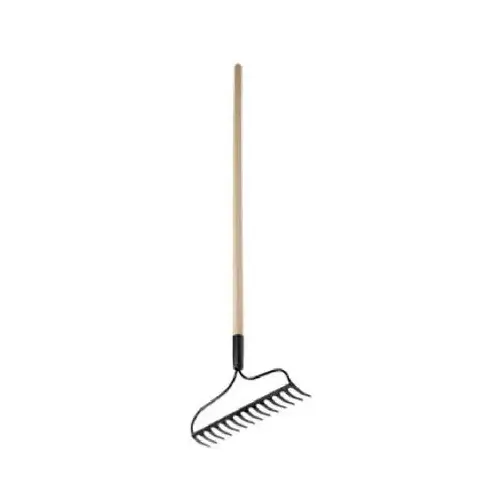 Welded Bow Rake, Lacquered Handle