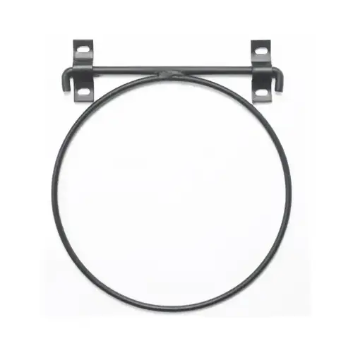 Feed Pail Holder, Wall-Mount, Folds Down, Steel