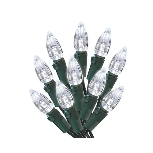 Christmas LED Light Set, C3, Cool White, 200-Ct. Spool Christmas LED Light Set, C3, Cool White, 200-Ct. Spool