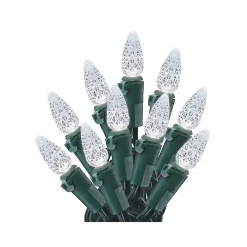 Christmas LED Light Set, C6, Cool White, 200-Ct. Spool Christmas LED Light Set, C6, Cool White, 200-Ct. Spool