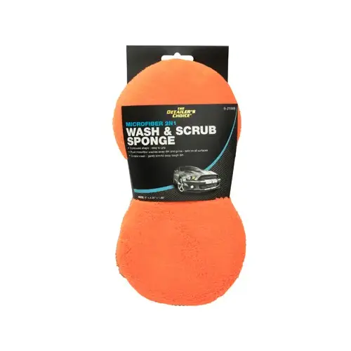 2 In 1 Microfiber Covered Bone Sponge