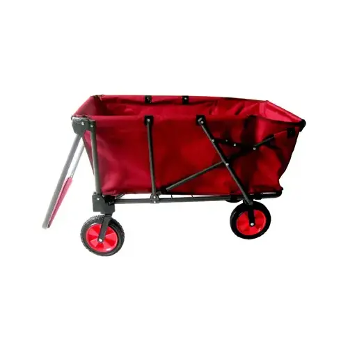 Folding Work Cart/Wagon, Red