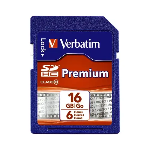 Premium Classic SDHC Memory Card, 16GB