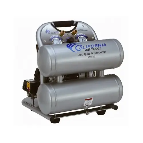 Air Compressor, Ultra-Quiet 70dB, Oil-Free, 4.6-Gallons