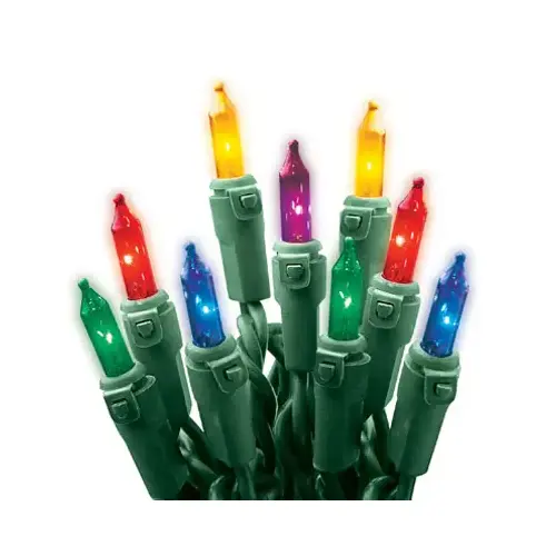 Christmas String to String 50-Light Set, Multi Christmas String to String 50-Light Set, Multi