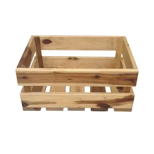 Crate-Style Wood Planter, 11.5 x 4.5-In. - pack of 2 Crate-Style Wood Planter, 11.5 x 4.5-In. - pack of 2