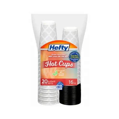 Hot Cups, 16-oz., 20-Ct. Hot Cups, 16-oz., 20-Ct.