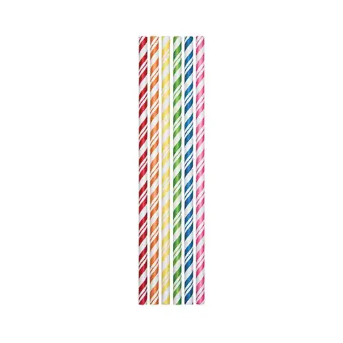 24CT Paper Straws ASSTD 24CT Paper Straws ASSTD
