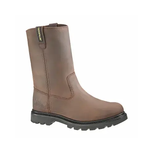Caterpillar Revolver Steel-Toe Pull Up Boot, Leather Upper, Dark Brown, Men's Size 10.5 Wide Caterpillar Revolver Steel-Toe Pull Up Boot, Leather Upper, Dark Brown, Men's Size 10.5 Wide