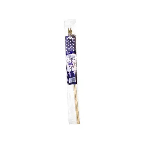 U.S. Handheld Flags, 8 x 12-In., 2-Ct Pair U.S. Handheld Flags, 8 x 12-In., 2-Ct Pair