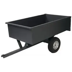 Precision Products LC1700BM Dump Cart, Steel, 17-Cu. Ft., 1500-Lb. Capacity