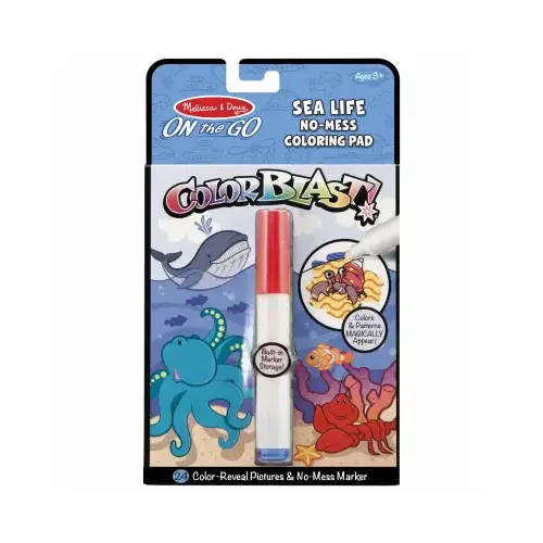 Sea Life Colorblast Activity Book