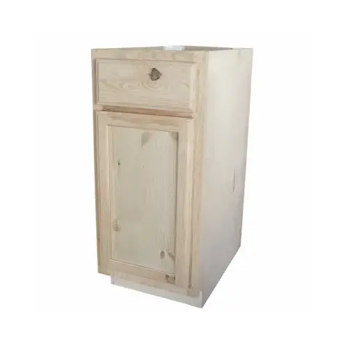 Base Cabinet, Pine Front, 15 x 34-1/2 In.