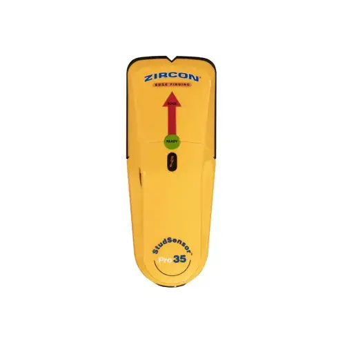 Stud Sensor Pro35, 9 V Battery, 3/4 in D Detection, Detectable Material: Metal, Wood