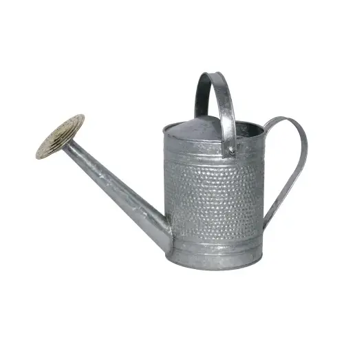 Watering Can, Galvanized, 1-Gallon