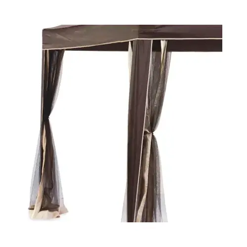 Weist Gazebo With Canopy & Netting, 10 x 10-Ft. Gray