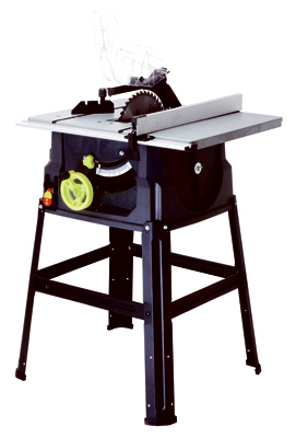 Master Mechanic M1H-ZP3A-254-1 Table Saw With Stand, 15-Amp, 10-In.