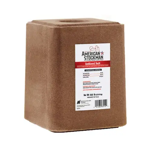Iodized Block Ag Salt 50-Lbs. Iodized Block Ag Salt 50-Lbs.