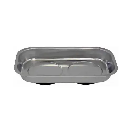 Stainless-Steel Magnetic Parts Tray, 5-1/2 x 9-1/2-Inch Stainless-Steel Magnetic Parts Tray, 5-1/2 x 9-1/2-Inch