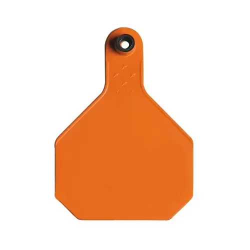 All American Livestock Tag, Blank, Large, Orange - pack of 25 All American Livestock Tag, Blank, Large, Orange - pack of 25
