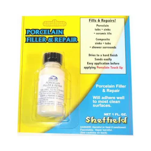 Porcelain Filler & Repair, 1-oz. Porcelain Filler & Repair, 1-oz.