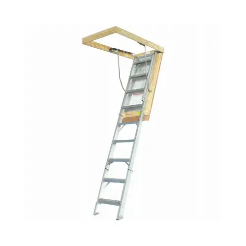 Aluminum Attic Stairs 30 x 54-In. x 10-Ft.-4-In. Aluminum Attic Stairs 30 x 54-In. x 10-Ft.-4-In.