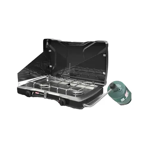 Perfectflow Propane Camping Stove, 2-Burner, 22,000-BTU