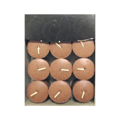1276549 Scented Votive Candle, Cinnamon Pecan Swirl Fragrance, Caramel Brown Candle, 10 to 12 hr Burning - pack of 12