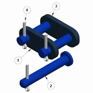 CROSS MFG CO INC 1V1702 Pin Kit C Series