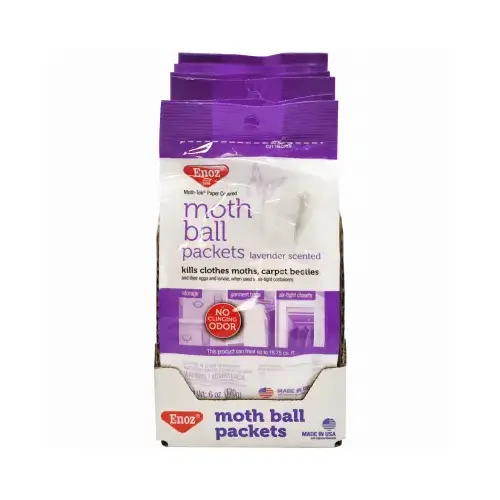 Moth-Tek Moth Ball Packet, Lavender Scent, 6-oz. Bag Moth-Tek Moth Ball Packet, Lavender Scent, 6-oz. Bag