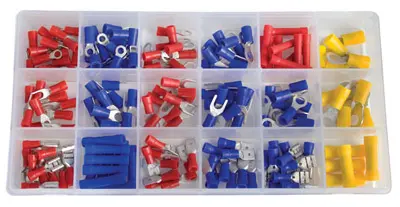 URIAH PRODUCTS Terminal & Connector Kit 22-18 AWG 175-Pc. UA051010