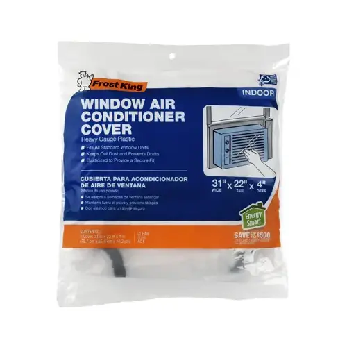Indoor Window Air Conditioner Cover, 22"L x 31"W x 4"D Indoor Window Air Conditioner Cover, 22"L x 31"W x 4"D