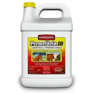 PBI/Gordon 9291072 Permethrin 10 Livestock & Premise Insecticide, Spray Concentrate, Gallon
