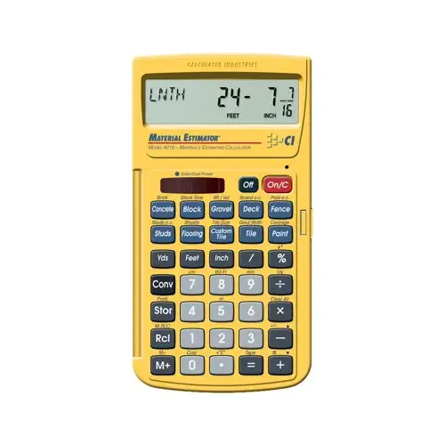 Material Estimator Project Calculator