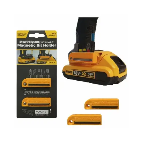 Magnetic Bit Holders for DEWALT 20V MAX Yellow Pair
