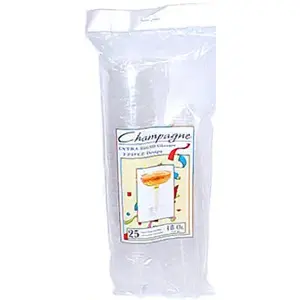 Tablemate Products, Inc TM04CG 25CT 4OZ 2PC Cham Glass